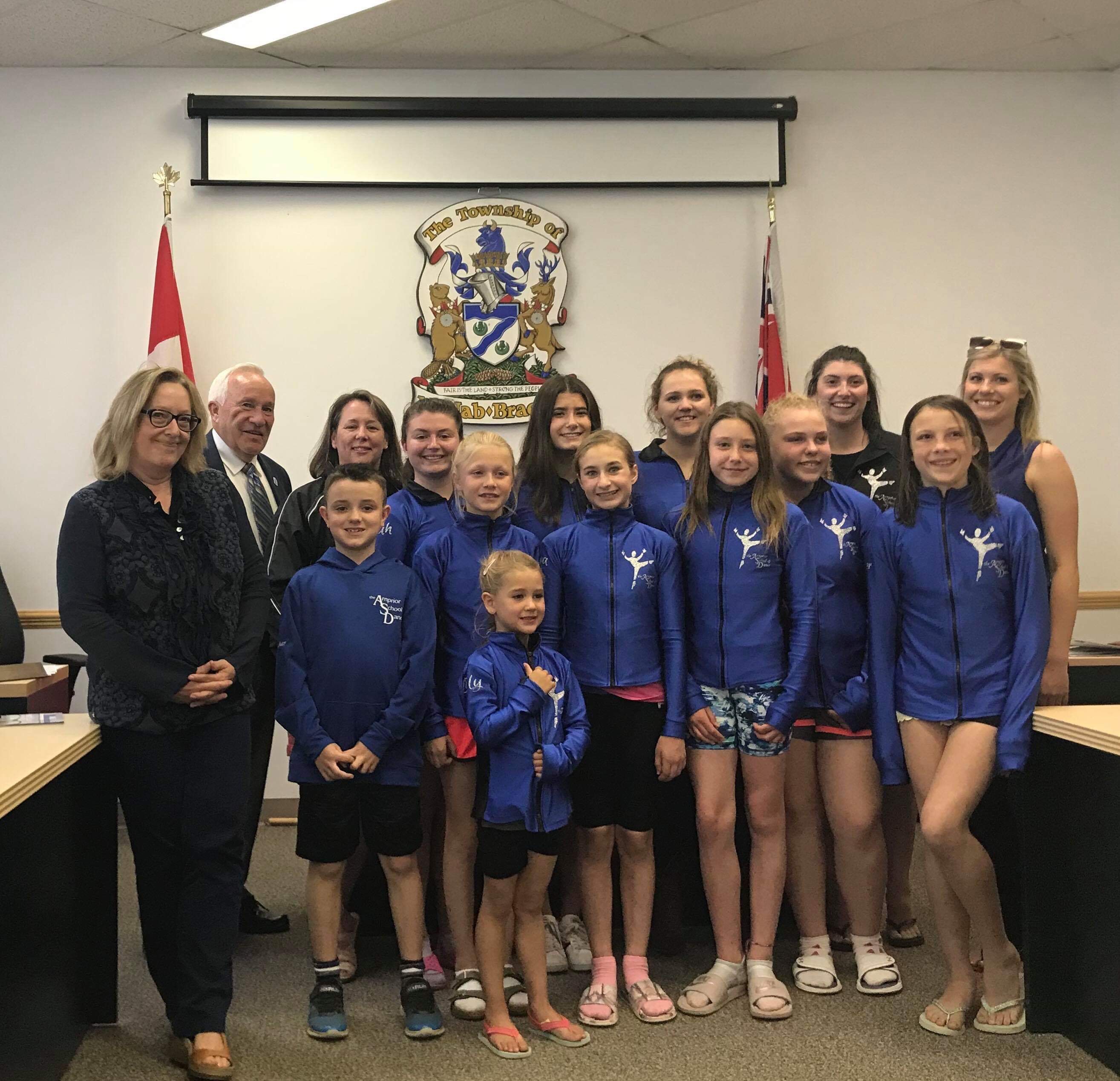 Arnprior School of Dance attend Council Meeting Township of McNab/Braeside